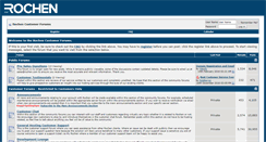 Desktop Screenshot of forums.rochen.com