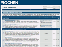 Tablet Screenshot of forums.rochen.com